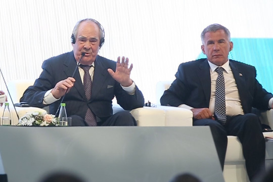 Шаймиев и Минниханов открыли KazanSummit 2018
