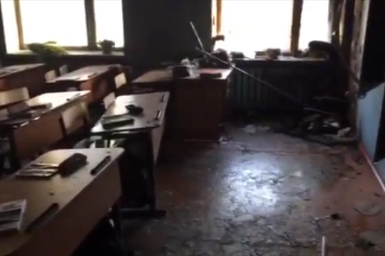 Появились кадры из класса после нападения в школе в Улан-Удэ