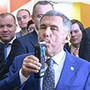 Рустам Минниханов прошел алкотест на форуме интеллектуальных транспортных систем в «Корстоне»