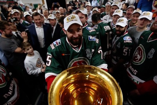 Чемпионская раздевалка «Ак Барса»: как это было