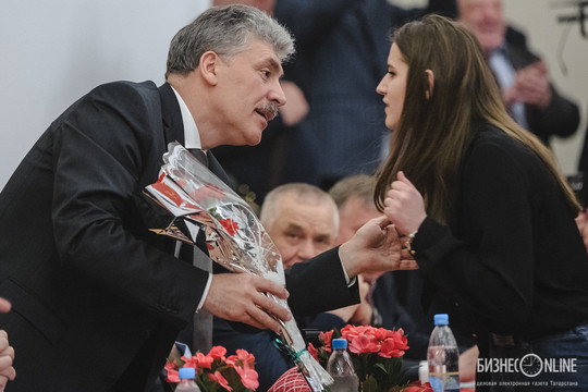 Грудинин приехал в Казань