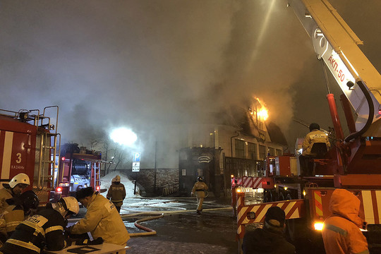 Пожар в «Старом амбаре» обошелся без жертв