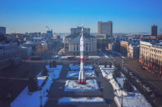 Минниханов в День космонавтики опубликовал видео «пуска» ракеты с площади Свободы
