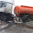 В Татарстане столкнулись два грузовика, один человек погиб
