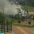 Во дворе дома в Челнах взорвался грузовик (видео)