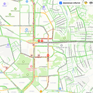 На проспекте Победы в Казани собралась многокилометровая пробка