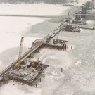 Новый мост через Волгу на трассе М12 отстроен уже наполовину