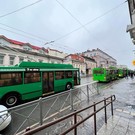 Около «Корстона» в Казани из-за обрыва проводов встали троллейбусы 
