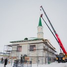 В Кукморском районе на 233-летней мечети установили полумесяц – ее назвали «памятником татарской архитектуры»