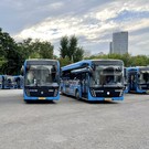 Первые электробусы КАМАЗа, собранные на заводе в Москве, вышли на маршрут