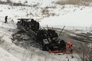 В РТ большегруз опрокинулся в кювет, водитель погиб