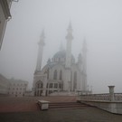 Казань накрыл густой туман