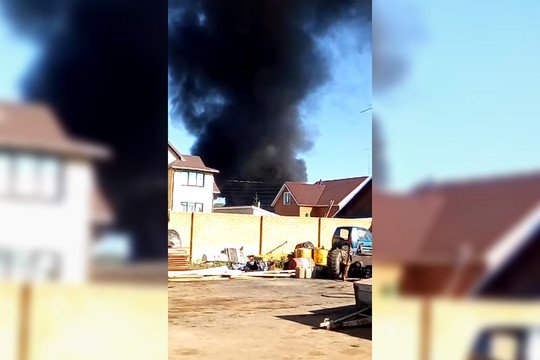 В Салмачах сгорел частный дом
