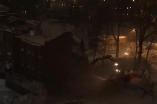В Казани снесли казармы Октябрьского городка