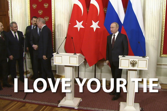 I love you Tayyip: турецкий телеканал неверно передал слова Лаврова о галстуке Эрдогана