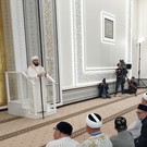 Минниханов вместе с муфтием РТ совершил праздничный намаз в новой мечети