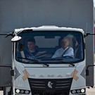 Минниханов прокатился за рулем «КАМАЗ Компаса»: «Отличная машина»