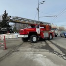 В Казани произошел пожар на территории танкового училища