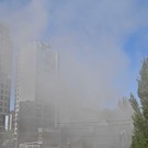 На Чистопольской в Казани горит ресторан «Хинкальная» (видео)
