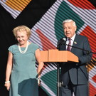 Мухаметшин и Аюпова открыли всероссийскую детскую фольклориаду в Казани