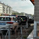 На Декабристов в Казани столкнулись Toyota и принадлежащая ДПС BMW X5 