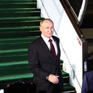Путин ночью прилетел в Ашхабад
