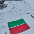 В День флага РТ в Казани развернули самый большой триколор республики