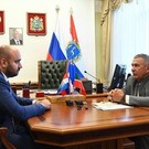 Минниханов впервые встретился с новым врио губернатора Самарской области Федорищевым