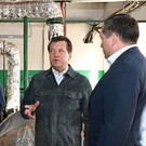 Метшин посетил котельную, где установили один из самых мощных котлов