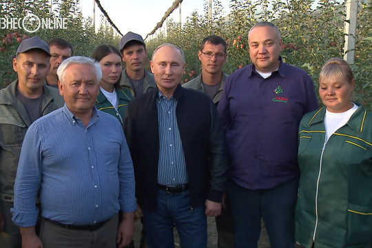 Владимир Путин поздравил аграриев с Днем работника сельского хозяйства