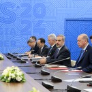  «Наибольшее число ваших проектов здесь – в Татарстане»: Путин встретился с Эрдоганом в Казани