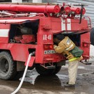 В Альметьевске сгорел нежилой частный дом 