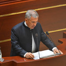 «Выборные мотивы убрать! Работаем все вместе»: Минниханов обратился к депутатам Госсовета VII созыва