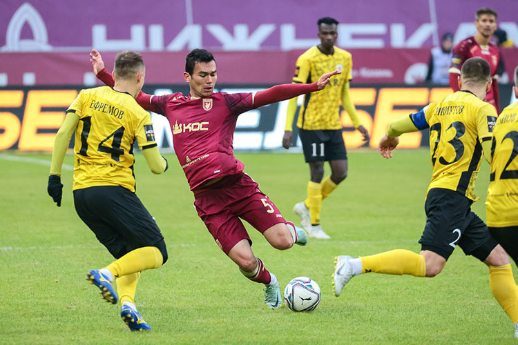 «Рубин» обыграл «Волгу» у себя дома со счетом 1:0