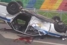 Задержан лихач, в погоне за которым перевернулась машина ДПС в Казани: фото