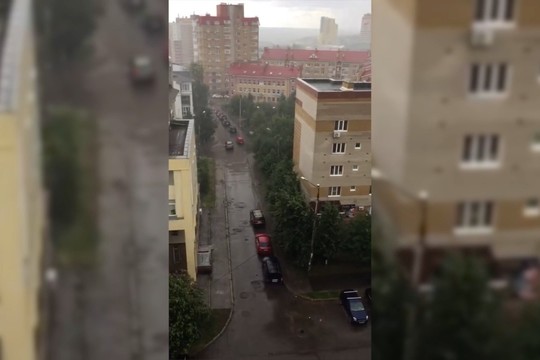 В Нижнем Новгороде выпал летний снег 