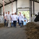 Минниханов в Кукморе посетил новый молочный комплекс