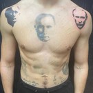 Танцовщик Полунин сделал третью татуировку с лицом Путина