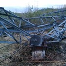 В Ленинградской области подорвана линия электропередач