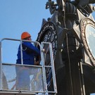 На Баумана вернули часы – циферблат ночью будет подсвечиваться​ (фото)
