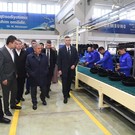 Минниханов посетил завод Prime electric engineering в Нукусе