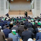 Камиль Самигуллин провел первый пятничный намаз на месте будущей Соборной мечети в Казани