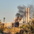 В Казани загорелось здание киноцентра «Ривьера». В настоящее время его сносят