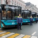 Минниханов и посол Беларуси оценили 25 новых казанских троллейбусов