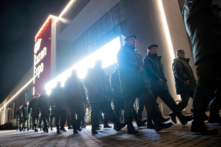 На «Казань Экспо» состоялся концерт для мобилизованных солдат