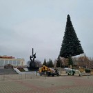 В Альметьевске установили новогоднюю елку