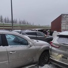 Четыре человека погибли в ДТП с 50 машинами в Новгородской области