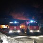 В Казани горит склад для хранения древесины