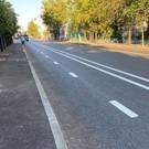 В Казани на улице Большой Красной нанесли велодорожку и сократили автополосу
