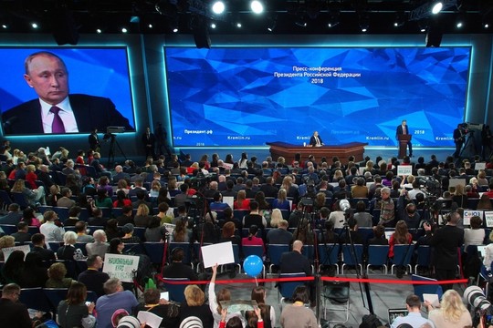 Большая пресс-конференция президента России Владимира Путина. LIVE!